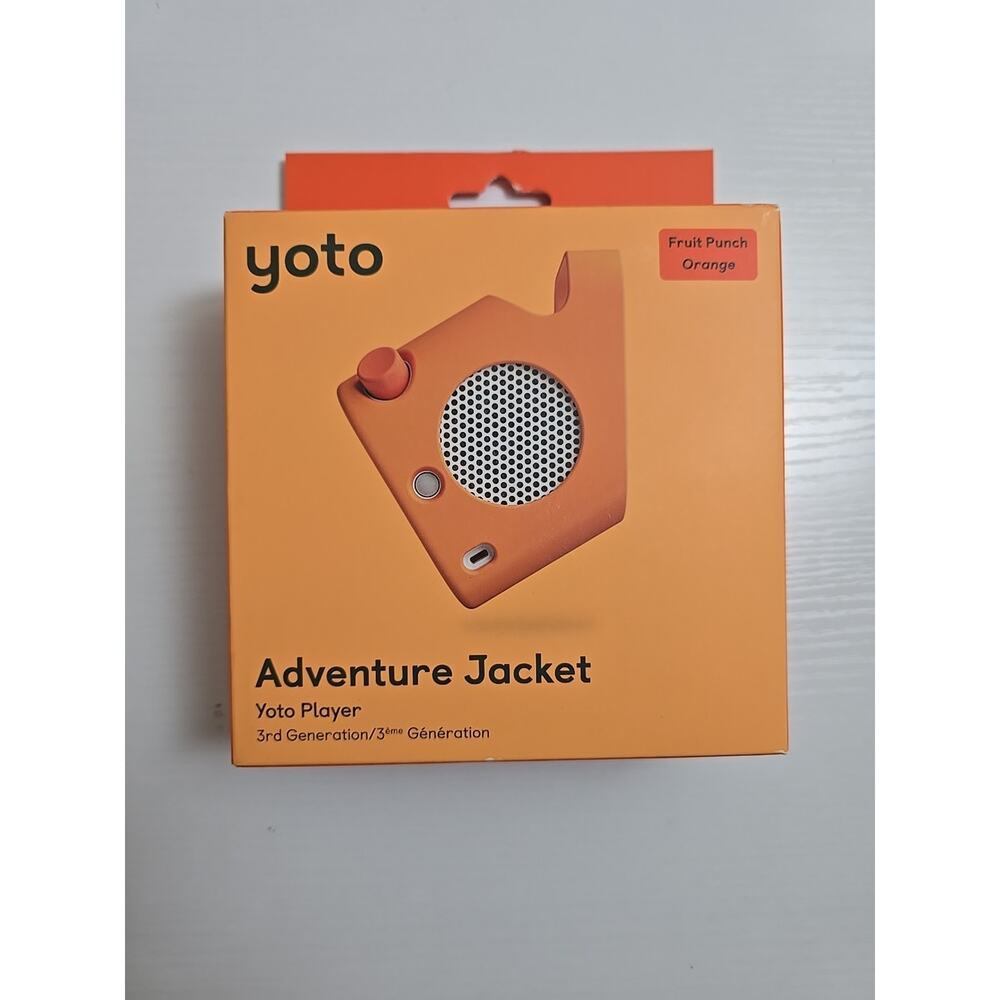 Yoto Adventure Jacket (3rd Generation) - Fruit Punch Orange - NEW